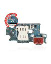 Charging Port Board With Sim Card Reader Compatible For Samsung Galaxy S23 Plus 5G (S916U) (US Version)