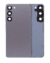 Back Cover Glass With Camera Lens Compatible For Samsung Galaxy S23 Plus 5G (No Logo) (Aftermarket Plus) (Graphite)