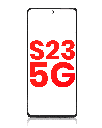 2 in 1 Front Glass With OCA Pre-Installed Compatible For Samsung Galaxy S23 5G