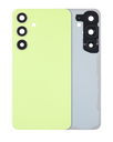 Back Cover Glass With Camera Lens Compatible For Samsung Galaxy S24 5G (No Logo) (Aftermarket Plus) (Jade Green)