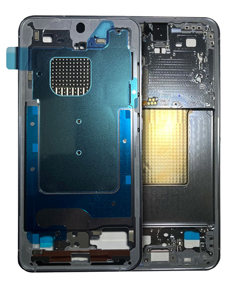 Mid-Frame Housing Compatible For Samsung Galaxy S24 5G (International version) (Service Pack) (Sapphire Blue)