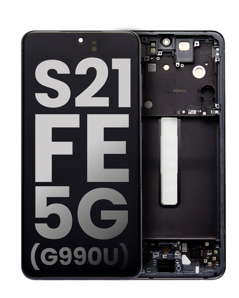 OLED Assembly With Frame Compatible For Samsung Galaxy S21 FE 5G (G990U) (North America Version) (Blemish: Grade B) (Graphite)