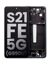 OLED Assembly With Frame Compatible For Samsung Galaxy S21 FE 5G (G990U) (North America Version) (Blemish: Grade B) (Graphite)