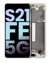 OLED Assembly With Frame Compatible For Samsung Galaxy S21 FE 5G (US &amp; International Version) (Service Pack) (Olive Green)