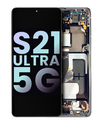 OLED Assembly With Frame Compatible For Samsung Galaxy S21 Ultra 5G (Service Pack) (Phantom Black)