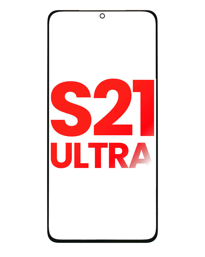 2 in 1 Front Glass With OCA Pre-Installed Compatible For Samsung Galaxy S21 Ultra