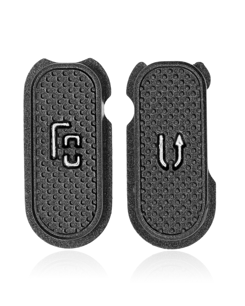 Hard Buttons (Menu / Return) Compatible For Samsung Galaxy S7 Active (Titanium Gray)