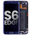 OLED Assembly With Frame Compatible For Samsung Galaxy S6 Edge (Refurbished) (Black Sapphire)