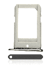 Sim Card Tray Compatible For Samsung Galaxy S6 Edge (Black Sapphire)