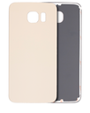 Back Cover Glass Compatible For Samsung Galaxy S6 (No Logo) (Aftermarket Plus) (Gold)
