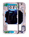Mid-Frame Housing Compatible For Samsung Galaxy S6 (With Small Parts) (Gold)
