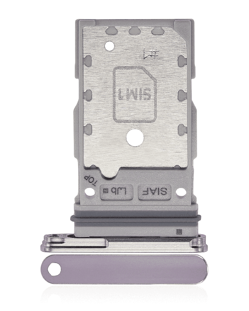 Dual Sim Card Tray Compatible For Samsung Galaxy S23 5G / S23 Plus 5G (Lavender)