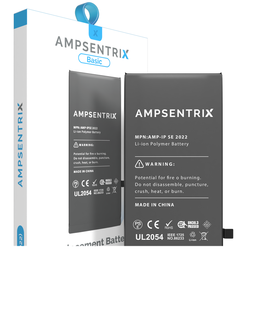 Replacement Battery Compatible For iPhone SE (2022) (AmpSentrix) (Basic)