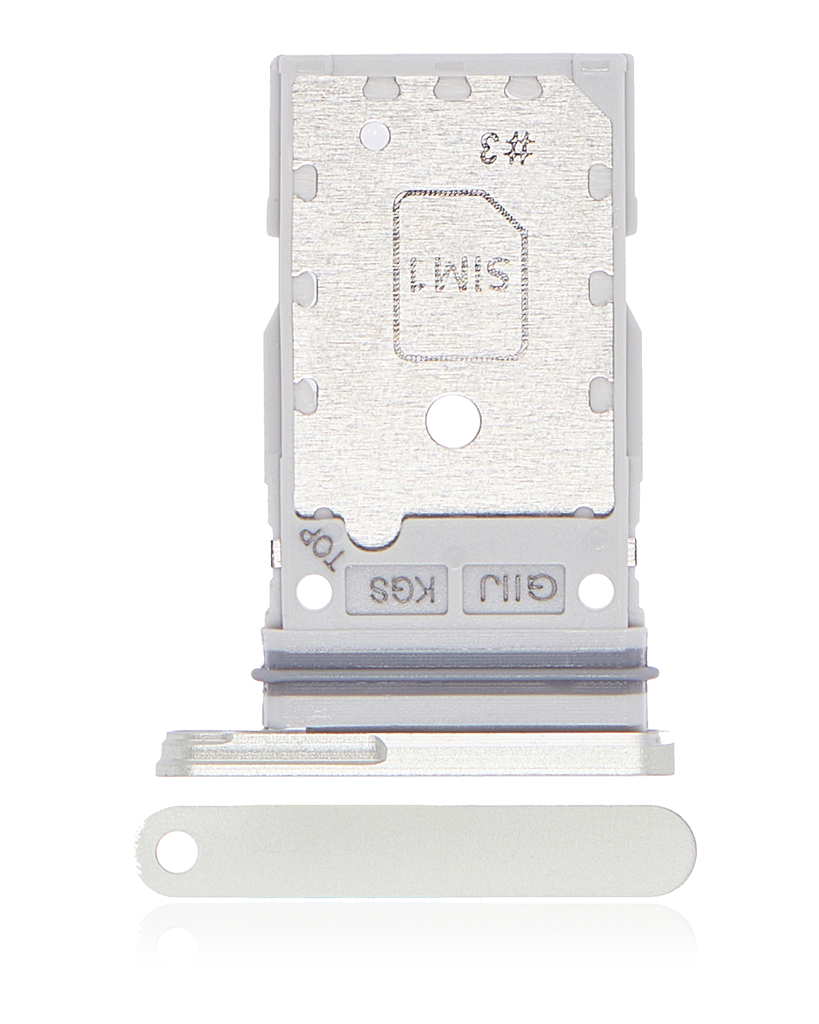 Dual Sim Card Tray Compatible For Samsung Galaxy S21 FE 5G (White)