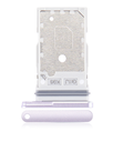 Dual Sim Card Tray Compatible For Samsung Galaxy S21 FE 5G (Purple)