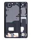 Mid-Frame Housing Compatible For Samsung Galaxy S21 Ultra (Phantom Black)