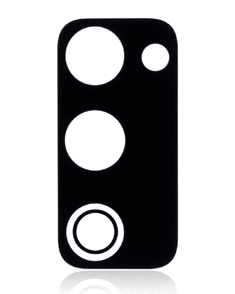 Back Camera Lens (Glass Only) With Adhesive Compatible For Samsung Galaxy S20 FE 4G / 5G (Black) (10 Pack)