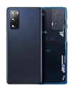 Back Cover Glass With Camera Lens Compatible For Samsung Galaxy S20 FE (Service Pack) (Cloud Navy)