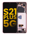OLED Assembly With Frame Compatible For Samsung Galaxy S21 Plus 5G (Refurbished) (Phantom Violet / Pink / Gold)