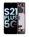 OLED Assembly With Frame Compatible For Samsung Galaxy S21 Plus 5G (Service Pack) (Phantom Violet / Pink / Gold)