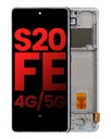 OLED Assembly With Frame Compatible For Samsung Galaxy S20 FE 4G / 5G (Aftermarket Plus) (Cloud Mint)