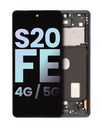 OLED Assembly With Frame Compatible For Samsung Galaxy S20 FE 4G / 5G (Service Pack) (Cloud Navy)