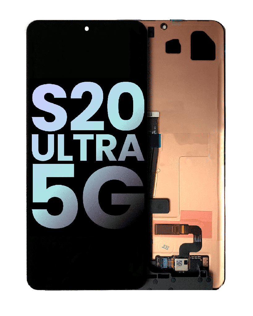 OLED Assembly Without Frame Compatible For Samsung Galaxy S20 Ultra 5G (Compatible For All Carriers) (Service Pack) (All Colors)