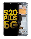 OLED Assembly With Frame Compatible For Samsung Galaxy S20 Plus 5G (Refurbished) (Cloud Blue)