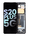 OLED Assembly With Frame Compatible For Samsung Galaxy S20 Plus 5G (Service Pack) (Cosmic Gray)
