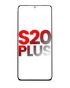 2 in 1 Front Glass With OCA Pre-Installed Compatible For Samsung Galaxy S20 Plus