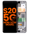 OLED Assembly With Frame Compatible For Samsung Galaxy S20 5G (Non-Verizon 5G UW Frame) (Blemish: Grade D) (Cosmic Gray)