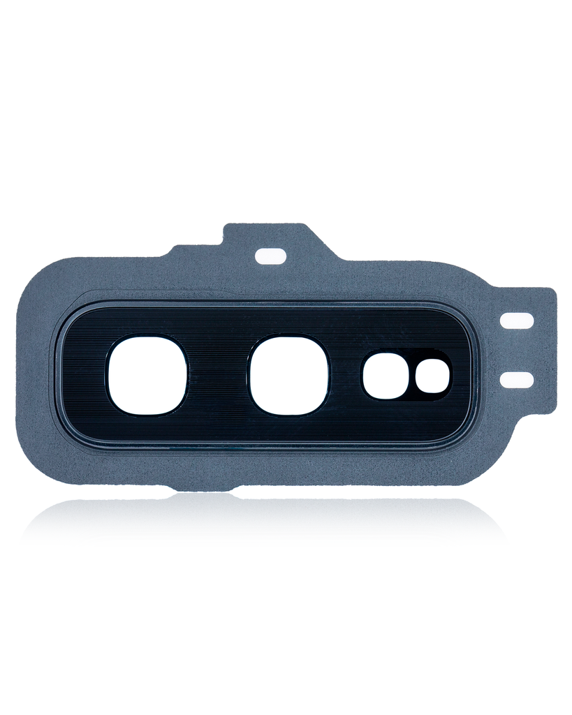 Back Camera Lens With Cover Bezel Ring Compatible For Samsung Galaxy S10E (Prism Black)