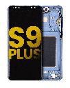 OLED Assembly With Frame Compatible For Samsung Galaxy S9 Plus (Refurbished) (Coral Blue)