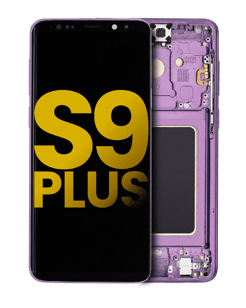 OLED Assembly With Frame Compatible For Samsung Galaxy S9 Plus (Refurbished) (Lilac Purple)