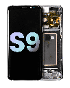 OLED Assembly With Frame Compatible For Samsung Galaxy S9 (Service Pack) (Titanium Gray)