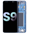 OLED Assembly With Frame Compatible For Samsung Galaxy S9 (Service Pack) (Coral Blue)