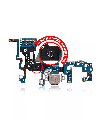 Charging Port With Flex Cable Compatible For Samsung Galaxy S9 (G960U) (US Version) (Service Pack)