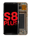 OLED Assembly With Frame Compatible For Samsung Galaxy S8 Plus (Aftermarket Plus) (Maple Gold)