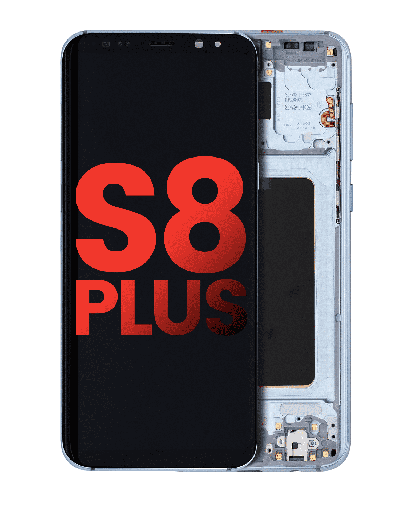 OLED Assembly With Frame Compatible For Samsung Galaxy S8 Plus (Aftermarket Plus) (Coral Blue)
