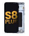 OLED Assembly With Frame Compatible For Samsung Galaxy S8 Plus (Refurbished) (Coral Blue)