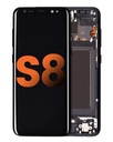 OLED Assembly With Frame Compatible For Samsung Galaxy S8 (Blemish: Grade B) (Midnight Black)