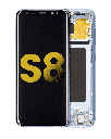 OLED Assembly With Frame Compatible For Samsung Galaxy S8 (Refurbished) (Coral Blue)