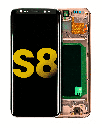 OLED Assembly With Frame Compatible For Samsung Galaxy S8 (Refurbished) (Maple Gold)
