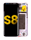OLED Assembly With Frame Compatible For Samsung Galaxy S8 (Refurbished) (Orchid Gray)