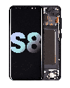 OLED Assembly With Frame Compatible For Samsung Galaxy S8 (Service Pack) (Midnight Black)