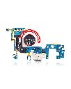 Charging Port With Flex Cable Compatible For Samsung Galaxy S8 (G950U) (US Version)
