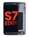 OLED Assembly With Frame Compatible For Samsung Galaxy S7 Edge (All US Models / G935A) (Aftermarket Plus) (Black Onyx)