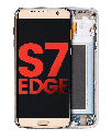 OLED Assembly With Frame Compatible For Samsung Galaxy S7 Edge (All US Models / G935A) (Aftermarket Plus) (Gold Platinum)