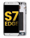 OLED Assembly With Frame Compatible For Samsung Galaxy S7 Edge (All US Models / G935A) (Refurbished) (Silver)