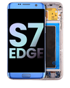 OLED Assembly With Frame Compatible For Samsung Galaxy S7 Edge (All US Models / G935A) (Service Pack) (Coral Blue)